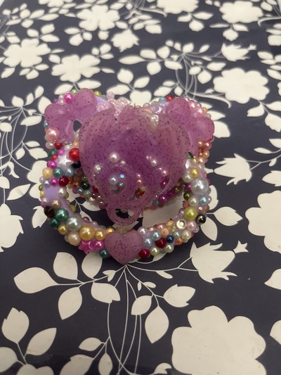 Abdl/Ddlg Purple glow in the dark full deco dragon adult pacifier