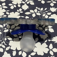 Abdl/Ddlg Blue glow in the dark Ferris wheel adult pacifier - Thumbnail 1