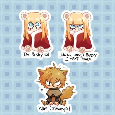 [vinland saga] holographic stickers