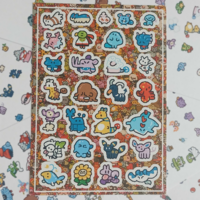 Mini Pokémon Sticker Sheets - Thumbnail 2