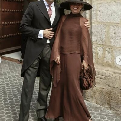 Coffee chiffon sheath mother of bride/groom dress evening formal gown