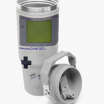 *Grey Handheld Game System Tumbler  | Flip Straw Tumbler - 30oz  | Free Ship"