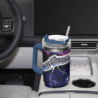 *Heavy METAL BAND | Ride Lightning | 40oz Tumbler Handle | Free Ship* - Thumbnail 5