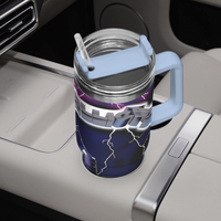 *Heavy METAL BAND | Ride Lightning | 40oz Tumbler Handle | Free Ship* - Thumbnail 4