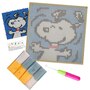 Children's Rug Making Latch Hooking Kit (30x30cm) | Cartoon Dog-1