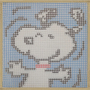 Children's Rug Making Latch Hooking Kit (30x30cm) | Cartoon Dog-2