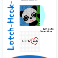 Children's Rug Making Latch Hooking Kit (30x30cm) | Penguin - Thumbnail 3