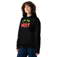 Custom Eco Hoodie | Unisex Organic Cotton I'm So Hot Print Front & Back - Thumbnail 3