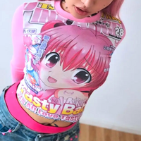 TASTY BABE MANGA LONG SLEEVE TEE - Thumbnail 1