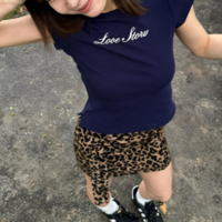 Love Story Navy Top - Thumbnail 2