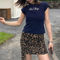 Love Story Navy Top - Thumbnail 1