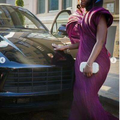 Burgundy wine red mermaid prom dresses for african women birthday party dress evening formal dress