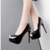 New style stiletto waterproof platform women's shoes professional high heels 3 colors - Thumbnail 1