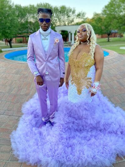 Viovet Mermaid Prom Dresses for African Women Beading Crsytals Sequins Plus Size Birthday Party Dress Evening Formal Dress