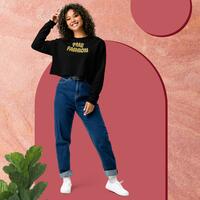 PME Fashion large gold arch Crop Sweatshirt - Thumbnail 1