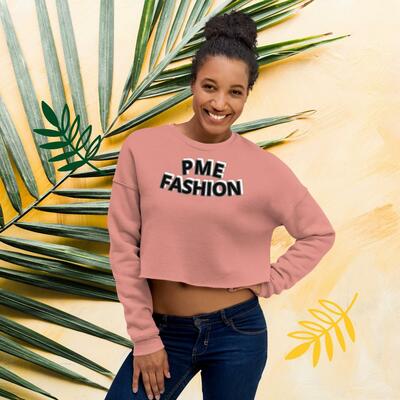 Pme fashion large black arch crop sweatshirt