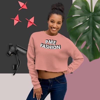 Pme fashion large white arch crop sweatshirt