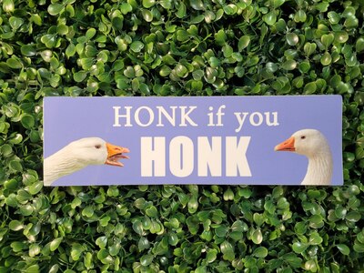 HONK if you HONK Bumper Sticker
