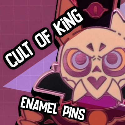 King Enamel Pins