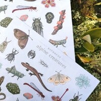 Alpine Creatures Sticker Sheet - Thumbnail 2