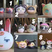 Custom Animal Ears Omanjuu and Tamago Plushie - Thumbnail 2