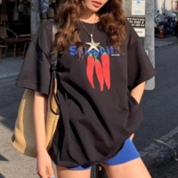 Spicy Life Print Short Sleeve Tee - Thumbnail 2