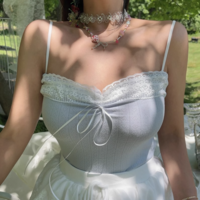 Lace trim camisole - Thumbnail 6