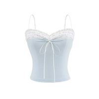 Lace trim camisole - Thumbnail 4