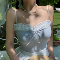 Lace trim camisole - Thumbnail 2