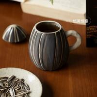 Creative Sunflower Seed Ceramic Mug - Thumbnail 5