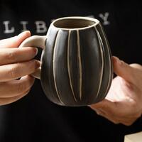 Creative Sunflower Seed Ceramic Mug - Thumbnail 3