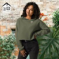 PME Fashion white flag Crop Hoodie - Thumbnail 2