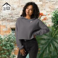 PME Fashion white flag Crop Hoodie - Thumbnail 3