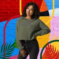 PME Fashion basic black letters Crop Hoodie - Thumbnail 1