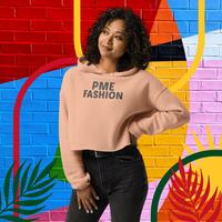 PME Fashion basic black letters Crop Hoodie - Thumbnail 2