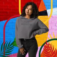 PME Fashion basic black letters Crop Hoodie - Thumbnail 3