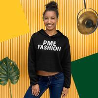 PME Fashion basic white letters Crop Hoodie - Thumbnail 1