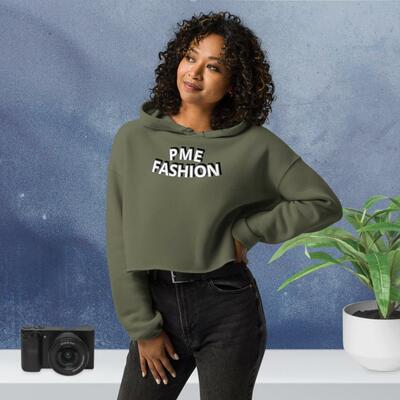 Pme fashion large white arch crop hoodie