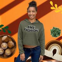 PME Fashion large black arch Crop Hoodie - Thumbnail 2