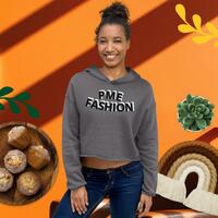 PME Fashion large black arch Crop Hoodie - Thumbnail 3