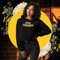 PME Fashion large gold arch Crop Hoodie - Thumbnail 1