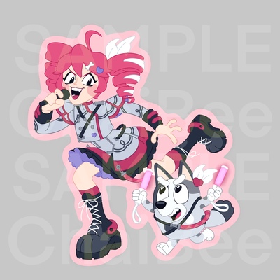 Teto x muffin sticker