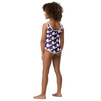 Fish purple Kids Swimsuit - Thumbnail 2