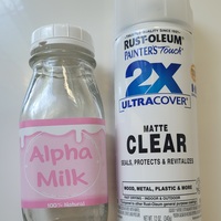 Alpha Milk Bottle - Thumbnail 1
