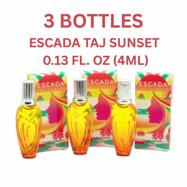Escada Taj Sunset 0.13 Fl. Oz (4ml) for Women Eau De Toilette
