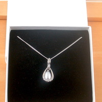 GIFT NECKLACE/Sterling Silver White Freshwater Pearl Necklace/Freshwater Pearl Necklace/Pearl Necklace/June Birthstone/Pearl Jewellery/Pearl J - Thumbnail 7