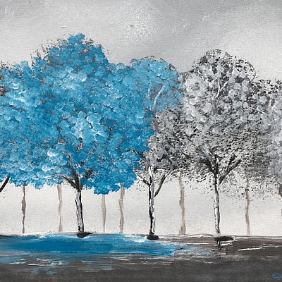 Whispering woods art print