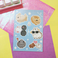 Bunny Sticker Sheet - Thumbnail 1
