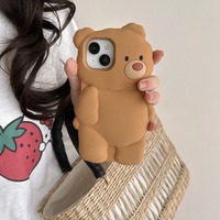 Cute Teddy Bear iPhone Case *(iPhone 12 - iPhone 16 ) - Thumbnail 1
