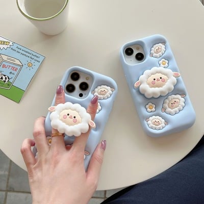 Cute sheep iphone case *(iphone 12 - iphone 16 )